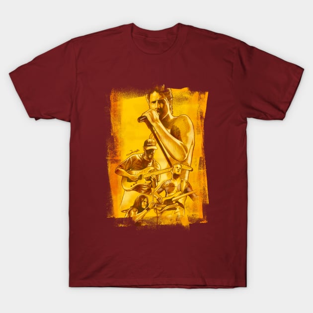 Golden Original Fire T-Shirt by renatodsc